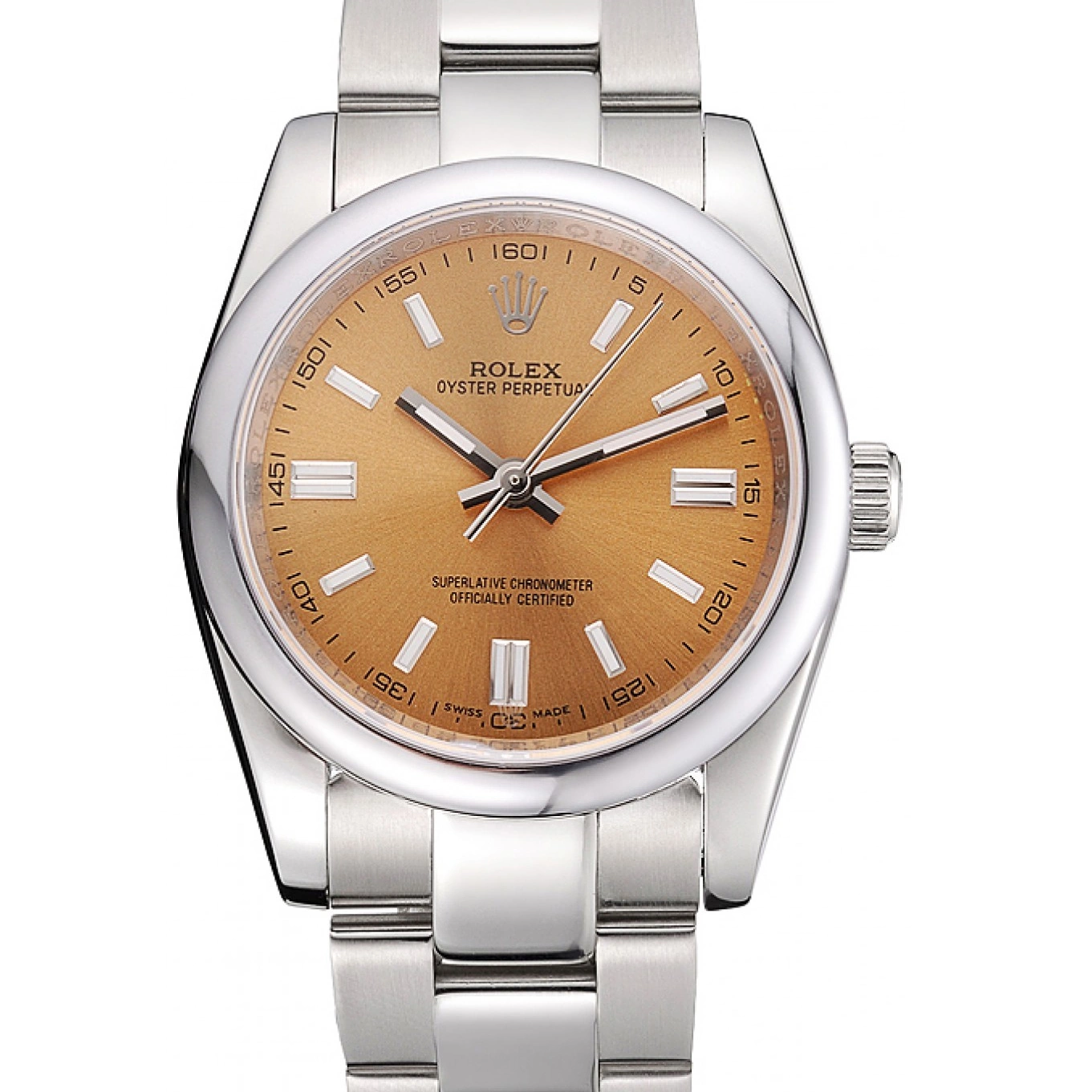 Good Copy Rolex Watches Steel Oyster Case Stainless DateJust Steel Champagne Dial 622639 Bracelet Perpetual Stainless Rolex 0521
